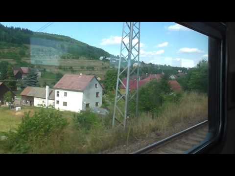 Pantografom ČD 460.075 v úseku Horní Lideč - Střelná (SŽDC 280)