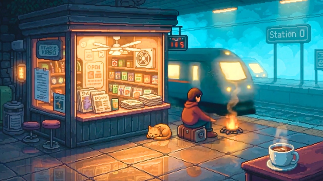 pov: you missed the last train, so you stayed here. relaxing & liminal | no AI music