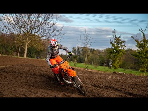 The 2023 KTM 250 SX, 2-stroke Smoke and Sound.