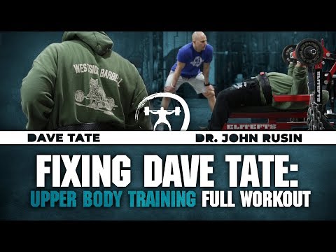 Fixing Dave Tate: Upper Body Full Workout | elitefts.com