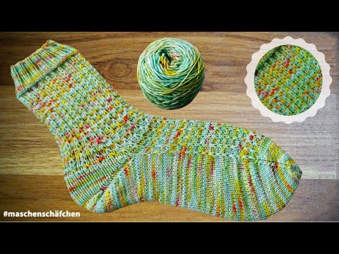 Socke stricken 🤡 Helau 🤡 / Maschenschäfchen
