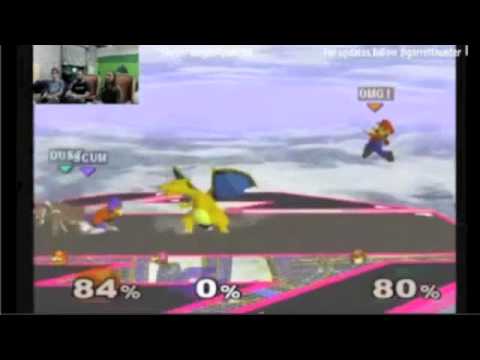 Mega64 Poorly Played Stream 11 - Last Rounds 3 of 3 - Eric/Mario vs Bryan/Falco vs Andrew/Marth