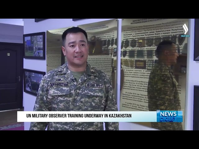 UN military observer training underway in Kazakhstan
