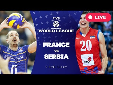 França [Voleibol] 3 vs Sérvia [Voleibol] 2 - 06/07/2017