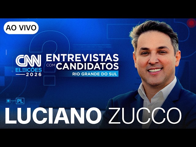 AO VIVO: ENTREVISTA COM LUCIANO ZUCCO (PL) AO GOVERNO DO RS | CNN ELEIÇÕES