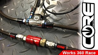 Core Moto Works360 premium Titanium  Superbike Brakelines.