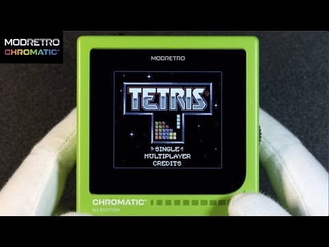 Tetris for ModRetro Chromatic Handheld Gameplay