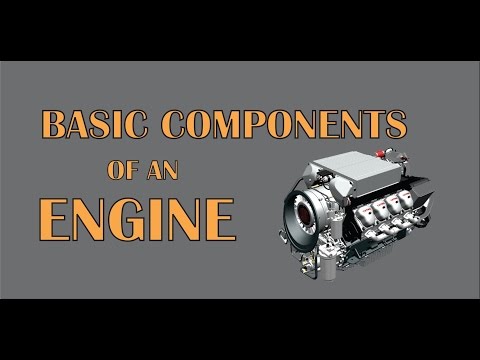 Diesel engine parts basic components of an engine