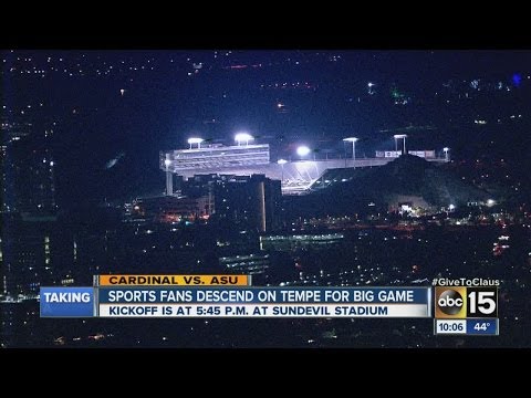 Thousands of football fans in Tempe for Saturday game