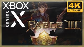 [4K] Fable 3 / Xbox Series X Gameplay