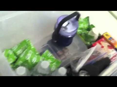 Completed and set-up 12 person storm shelter!