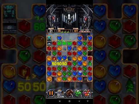 Jewel Vampire Castle 💎 🏰 Level 157 ⭐⭐⭐ 2021 - Match 3 Puzzle no Booster 👑 Android Gameplay ✅