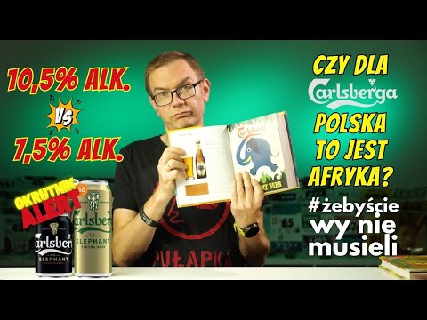 Carlsberg Elephant Strong 7.5% vs Extra Strong 10.5% - Bosman (Carlsberg) #zebyściewynieli