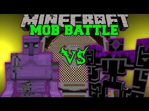 PopularMMOs - STARCONIUM GOLEM VS MUTANT ZOMBIE & ROBO POUNDER - Minecraft Mob Battles - Mods