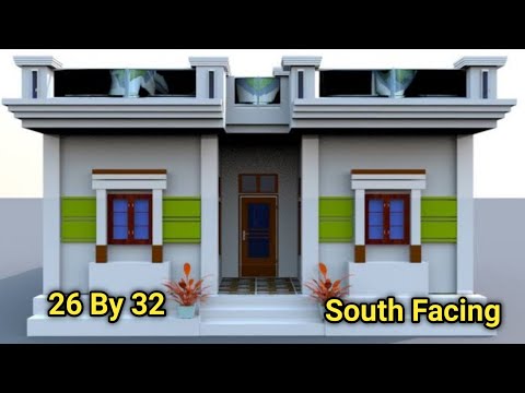 26 X 32 House Plan || 26 X 32 House Design || 26 By 32 Ghar Ka Naksha || South Facing ||