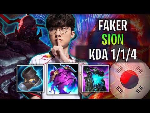 T1 Faker Plays Sion Top vs Kennen! | Patch 2025.S1.3