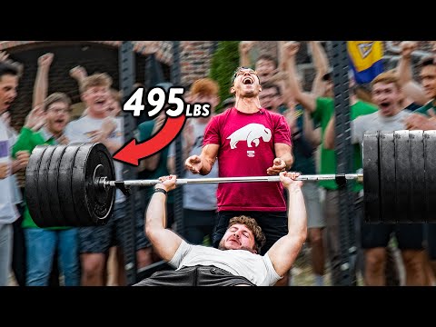 Beat Me at BENCH PRESS Win $100 vs Frat Boys