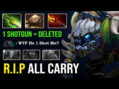 NEW IMBA HERO To COUNTER All Meta Carry 1 Toss Deleted Tiny Mid Shotgun with Global Roam Tips DotA 2