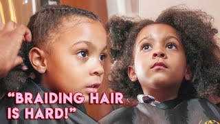 CAN MOM BRAID HAIR? KIDS DECIDE!