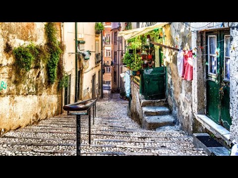 Alfama Lisbon Portugal  Walking Tour, The oldest district of Lisbon
