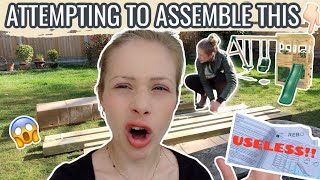 USELESS!! Attempting To Assemble This Rebo Climbing Frame! DITL OF A MUM OF 2 | Spring Vlog 2022
