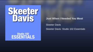 Just When I Needed You Most