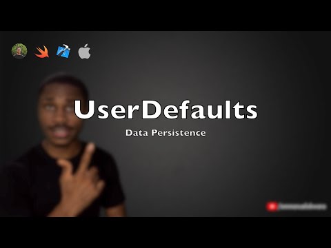 iOS Dev 27: UserDefaults for Data Persistence | Swift 5, XCode 12
