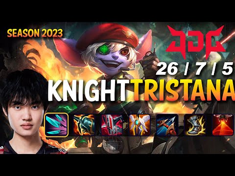 JDG Knight TRISTANA vs RUMBLE Mid - Patch 13.15 KR Ranked