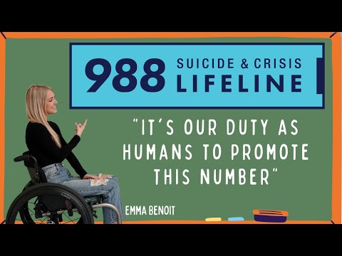 988 - "It's Our Duty to Promote This Number" #suicideprevention