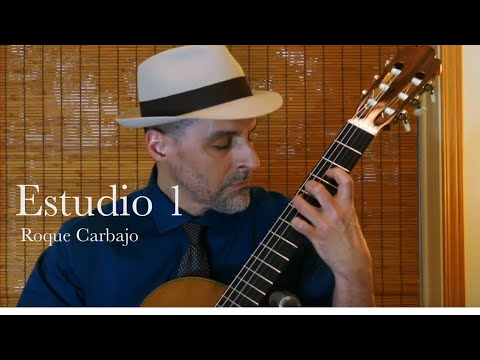 "Estudio 1" by Roque Carbajo - Performed  by Martin Verreault