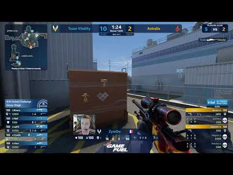 ZywOo VS Astralis (smoke kills)