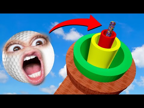 IMPOSSIBLE GOLF BULLSEYE! (Golf It)