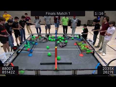8800T 85142Z vs 2035X 2627E | Polytechnic Finals | VEX Over Under
