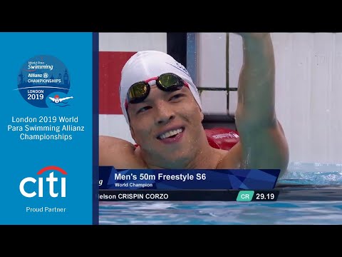 Men's 50m Freestyle S6 Final | London 2019