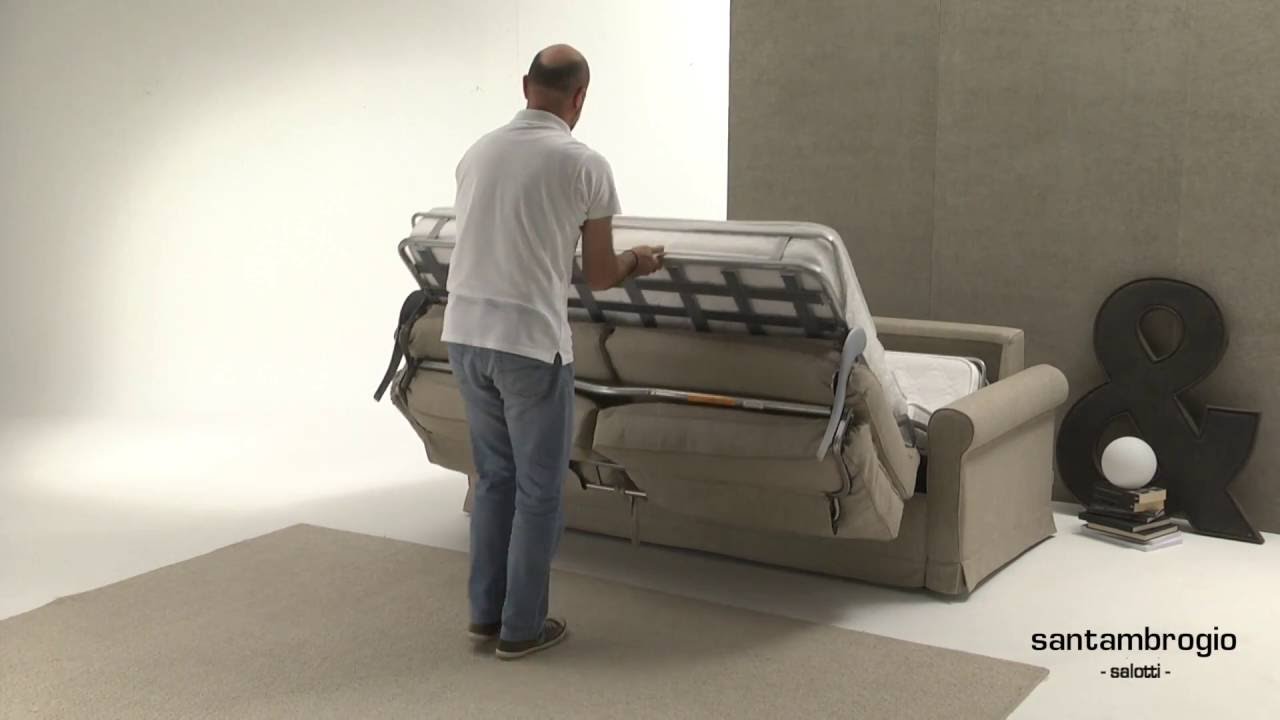 Divano letto Meda con materasso da 18 cm/Meda sofa bed with 7 mattress