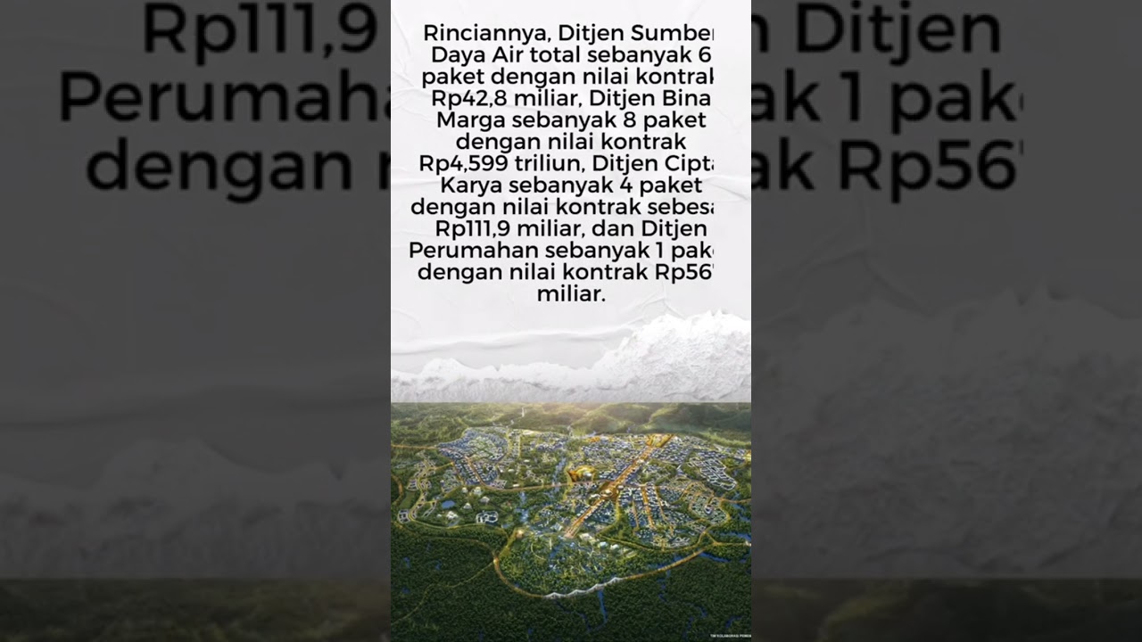 😱Siap-siap terkagum, pemerintah mulai bangun infrastruktur IKN Nusantara tahap 1🔥🔥 #shorts