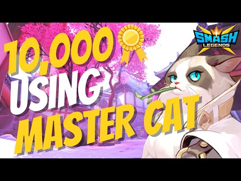 🥇10,000 PRO😻MASTER CAT TIPS   / SMASH LEGENDS TOP LEVEL GAMEPLAY