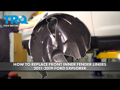 How to Replace Front Inner Fender Liners 2011-2019 Ford Explorer