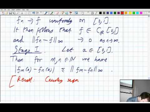 Lecture 11a: Functional Analysis