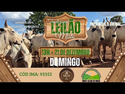 Leilões do Sindicato dos Produtores Rurais de Monte Alegre de Minas