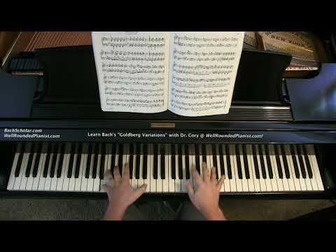 J.S. BACH: Var. 29 from "Goldberg Variations" (BWV 988) | Cory Hall, pianist
