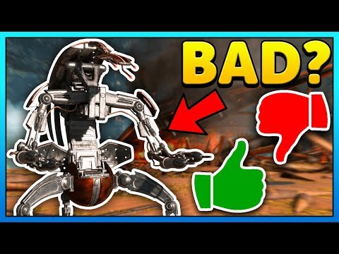 Droidekas - BAD or OP? + Droideka Racing - Star Wars Battlefront 2