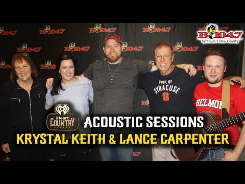 B104 7 iHeartCountry Acoustic Session With Krystal Keith And Lance Carpenter