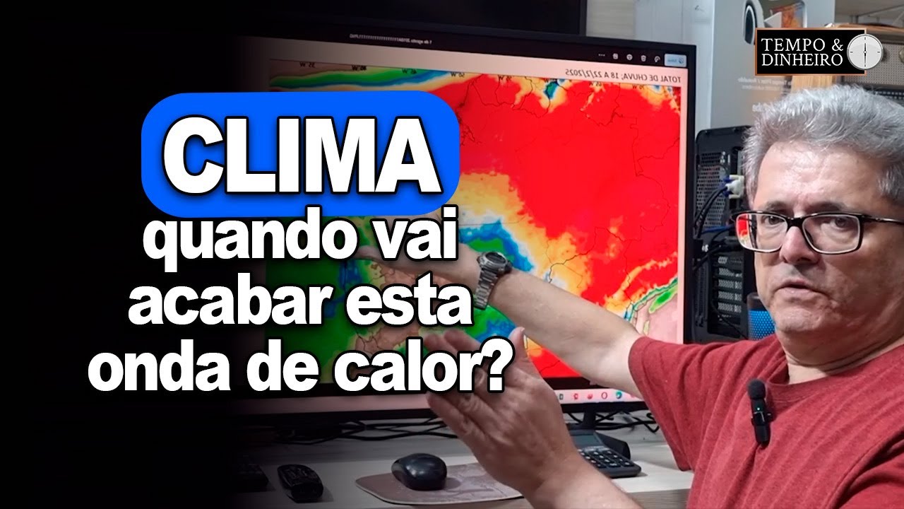 Calor intenso sobre Brasil tem data para acabar. Veja a previsão com Ronaldo Coutinho