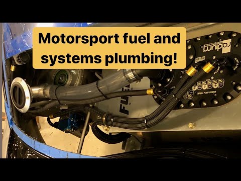 1000hp PRO DRIFT CAR FUEL AND FLUIDS PLUMBING....