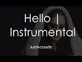 Hello - Adele (Acoustic Instrumental) 