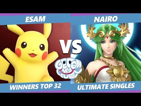 GOML 2019 SSBU - PG | ESAM (Pikachu) Vs. NRG | Nairo (Palutena) Smash Ultimate Tournament W. Top 32