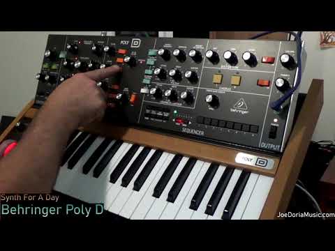 Behringer Poly D - playing with the Poly (full length)