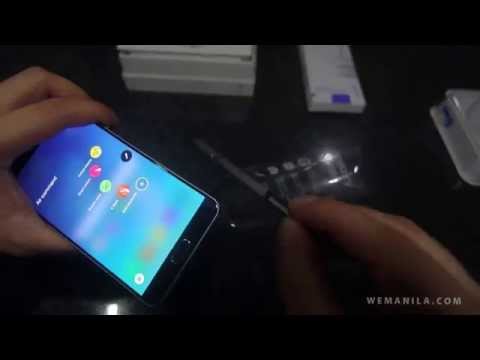 Unboxing Samsung Galaxy Note 5 DUOS and wireless charger / close ups