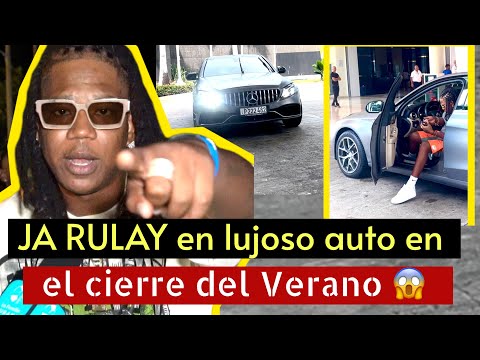 JA RULAY llegó en un Mercedes Benz C200 al Cierre del Verano 2024 😱